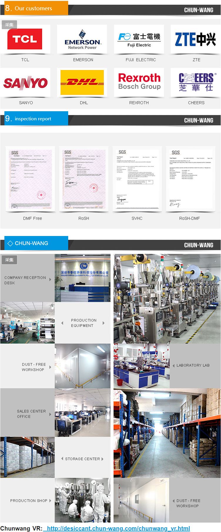 Desiccant factory